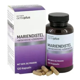 Activplus mjölktistel + kronärtskocka + maskroskapslar, 120 st