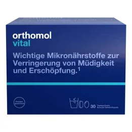 Orthomol Vital Granulat / Tabletter / Kapslar Orange, 30 st
