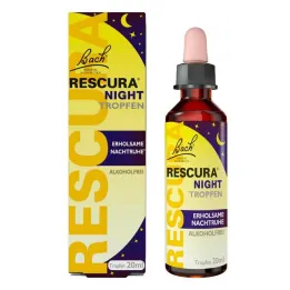 Bachblommor Rescura Nattdroppar alkoholfria, 20 ml