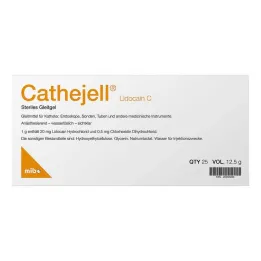 Cathejell Lidocaine C sterilt smörjmedel Zhs 12,5 g, 25 st
